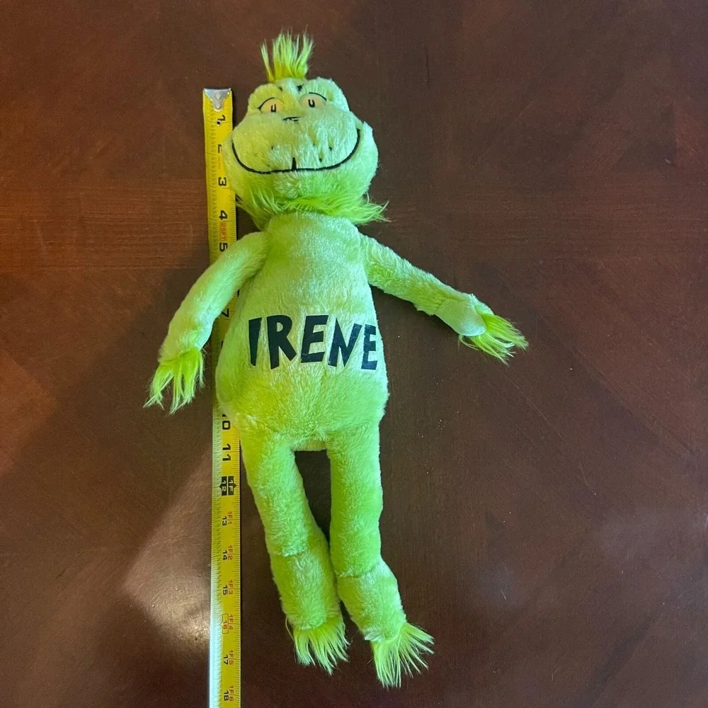 Dr. Seuss Cares Grinch‎ & Irene Plush Set Fiber Stuffed Toys holiday
